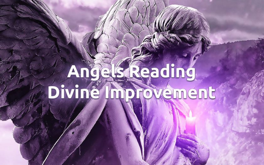 Free Divine Improvement Angel Cards Reading Spread