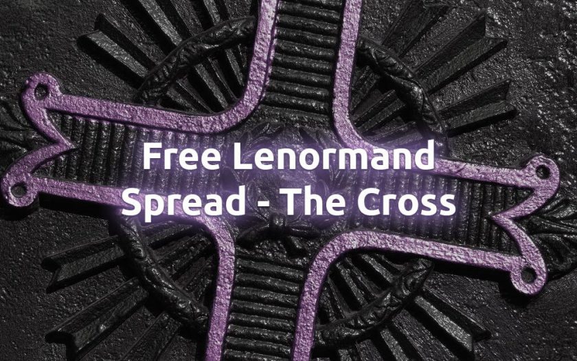 Free The Cross Lenormand Reading Spread